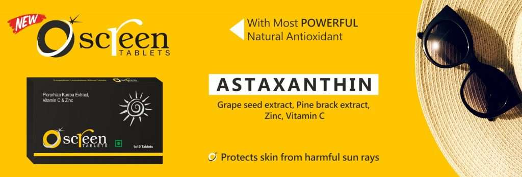5. Oscreen Oral Sunscreen Tablets -Ethinext Pharma